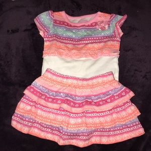 Two piece onesie and skort